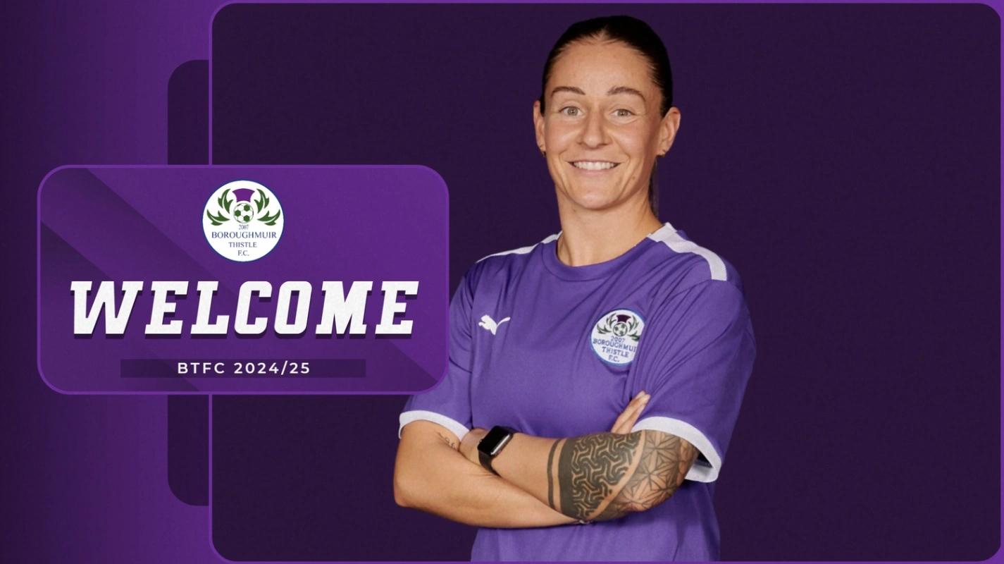 Louise Mason signs for Boroughmuir